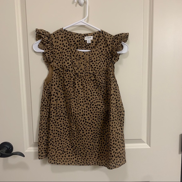 J. Crew cheetah print top - Picture 2 of 4